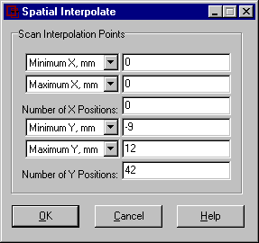 Specifying Spatial Interpolator No.1